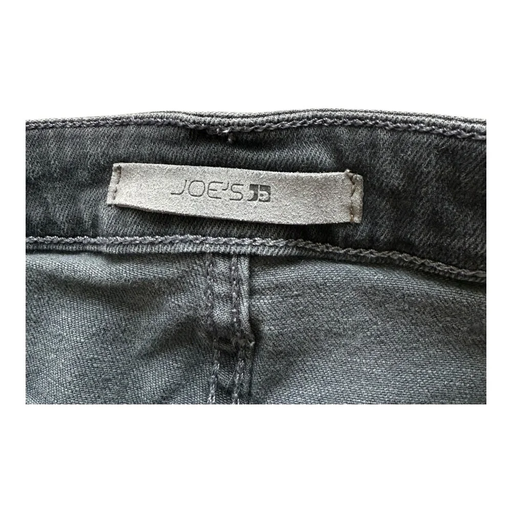 Joe's Jeans Charcoal Gray Distressed Hem Lisbeth Wash Cut Off Shorts Womens W 29